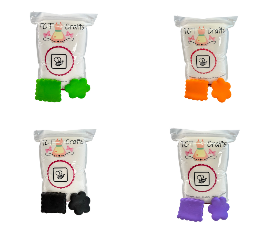 Halloween Air Dry Foam Clay Pack-4 Colors TCT1524-HALLOWEENPACK – TCTCrafts